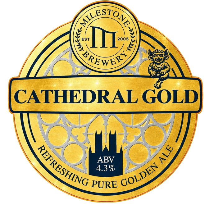 Cathedral Gold beer artwork