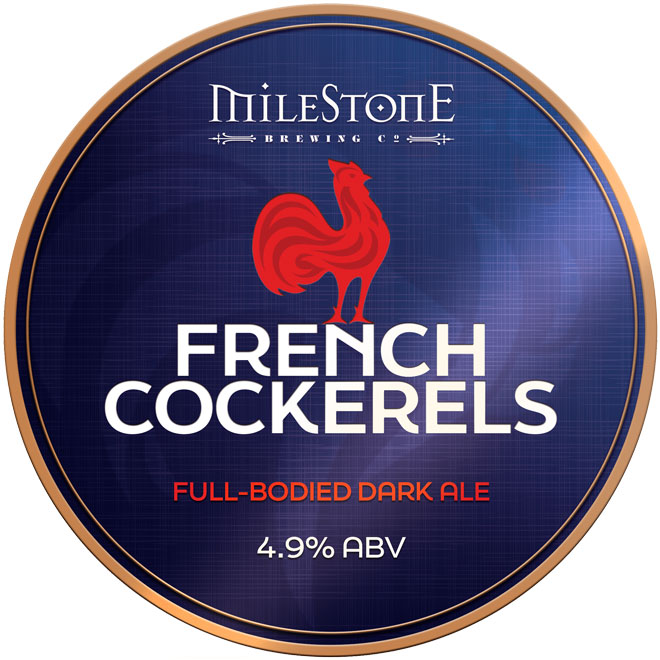 French Cockerels beer artwork
