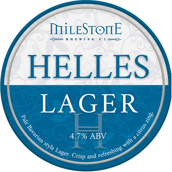 Artwork for Helles Lager by Milestone Brewery