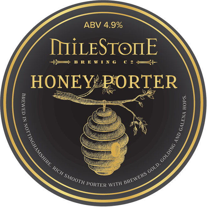 Honey Porter beer artwork