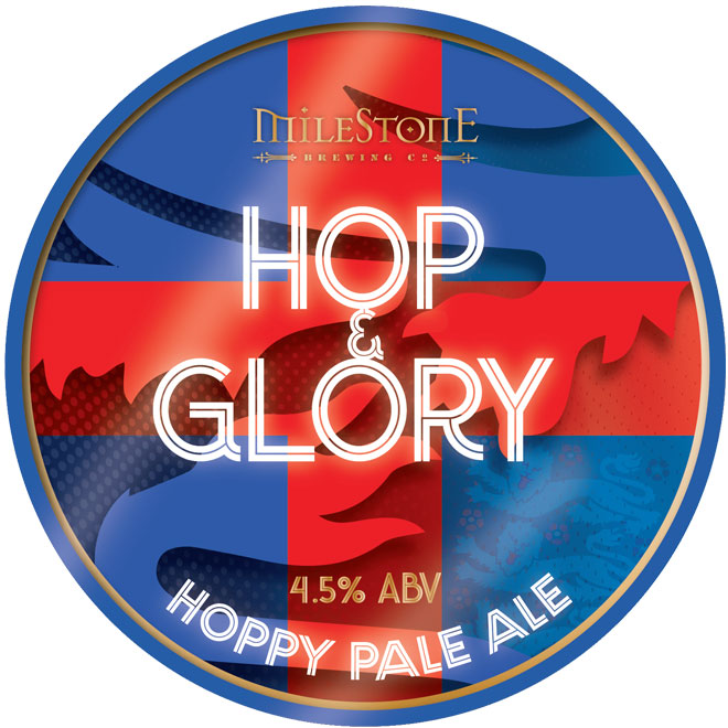 Hop and Glory beer artwork