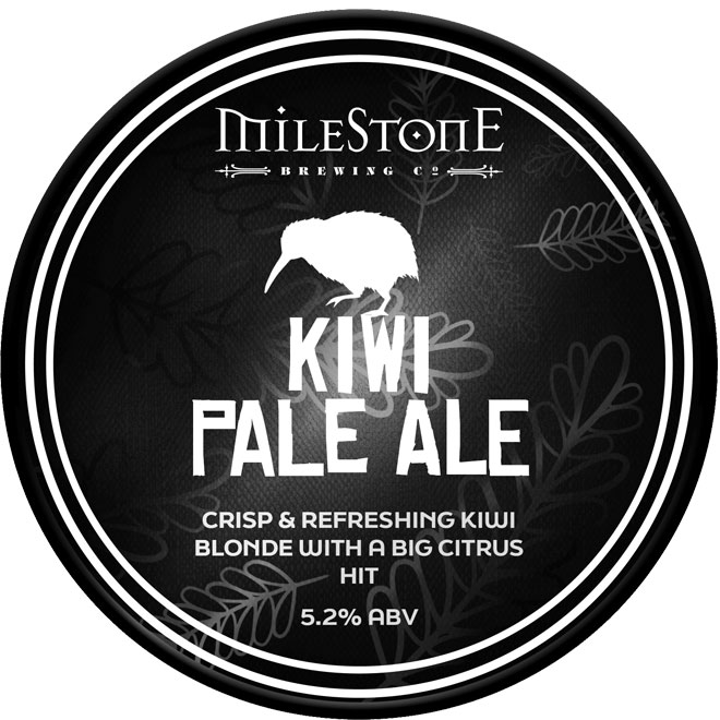 Kiwi Pale Ale beer artwork