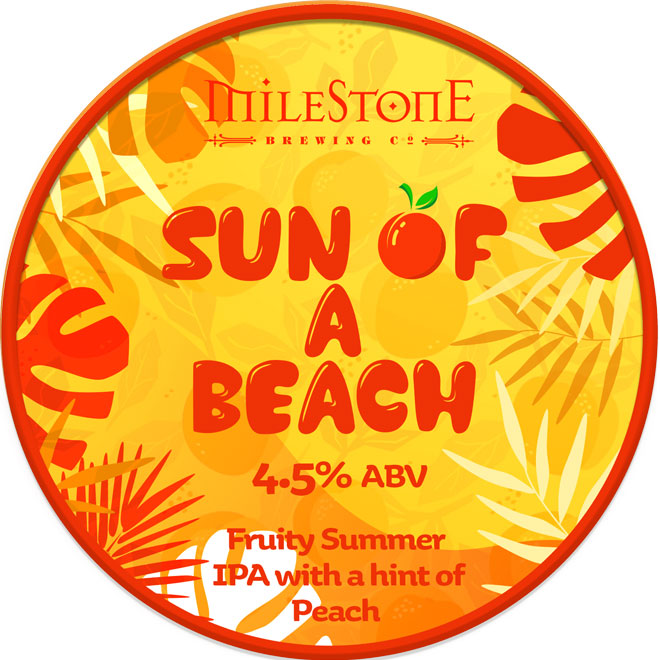 Sun of a Beach beer artwork