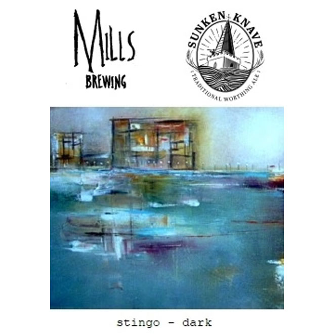 Stingo Dark beer artwork