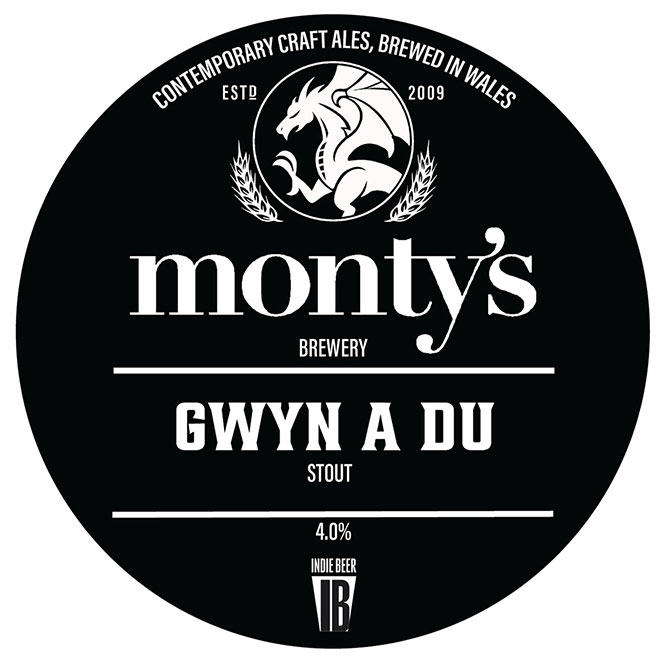 Gwyn A Du beer artwork