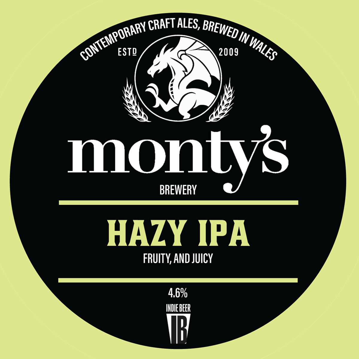 Hazy IPA beer artwork