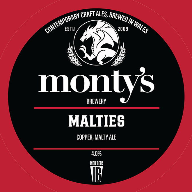 Malties beer artwork