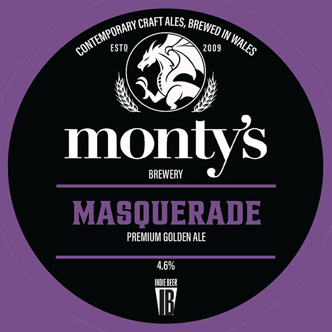 Masquerade beer artwork
