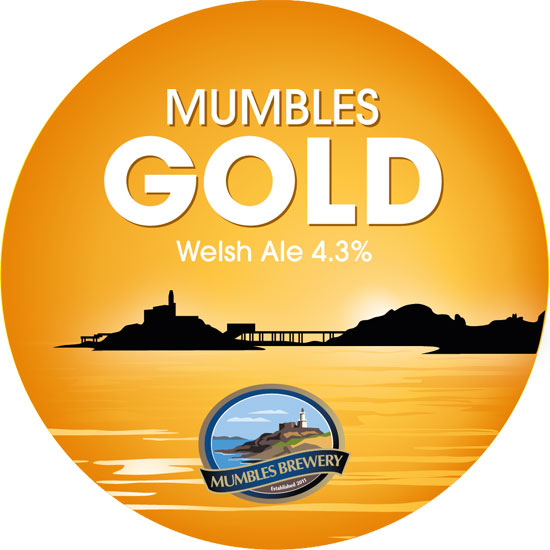Gold beer artwork