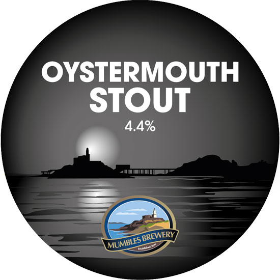 Oystermouth Stout beer artwork