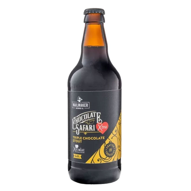 Chocolate Safari Xtra beer artwork