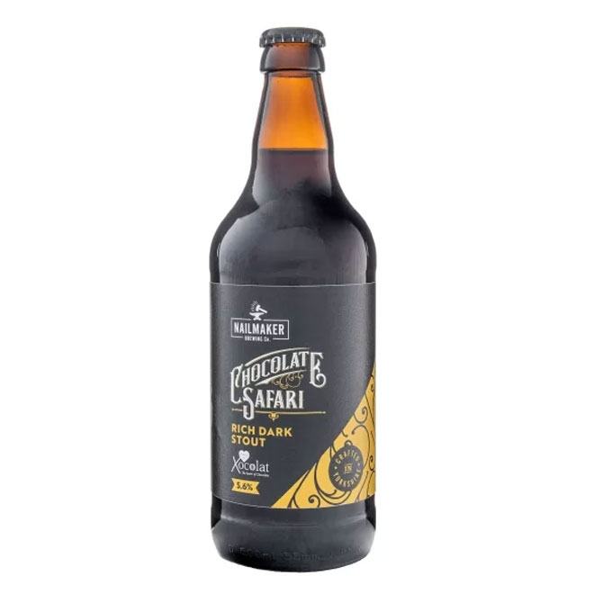 Chocolate Safari beer artwork