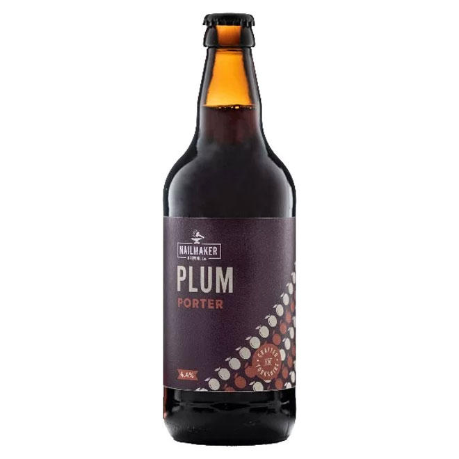 Plum Porter beer artwork