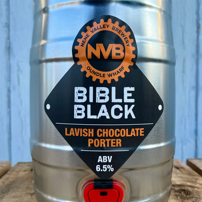 Bible Black Porter beer artwork