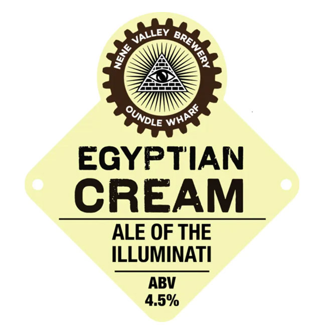 Egyptian Cream beer artwork