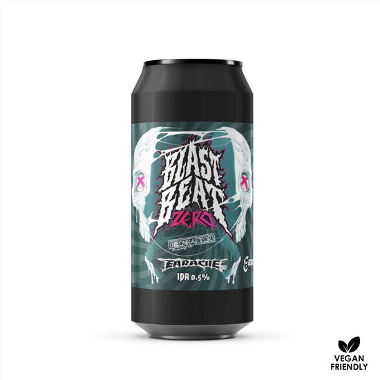 Blast Beat Zero beer artwork