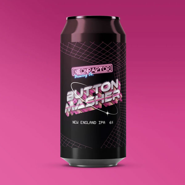 Button Masher beer artwork
