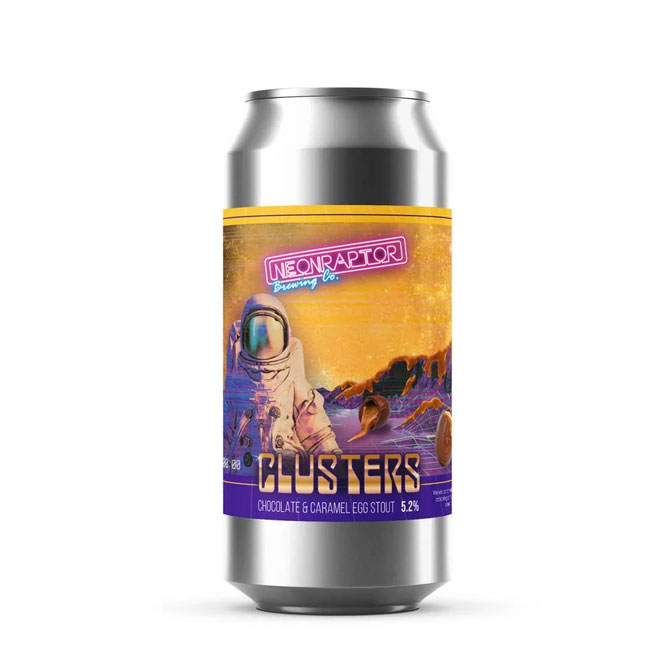 Clusters Caramel Egg beer artwork