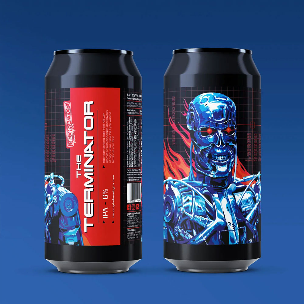 The Terminator beer artwork