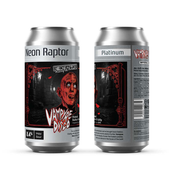 Artwork for Vampyre Disco - Platinum by Neon Raptor Brewing Co