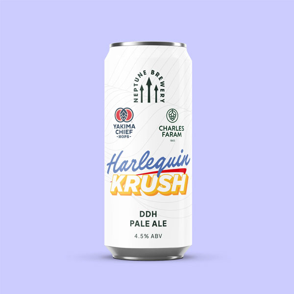 Harlequin Krush beer artwork