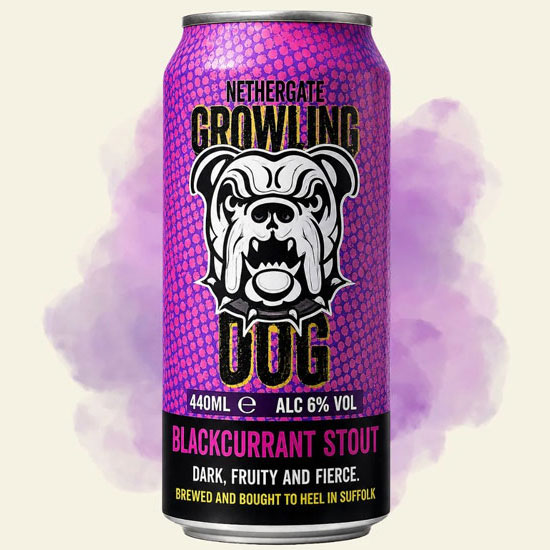 Blackcurrant Nitro Stout beer artwork