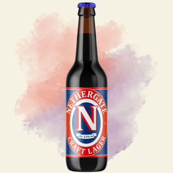Nethergate Craft Lager beer artwork