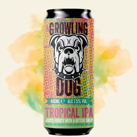 Tropical IPA beer artwork