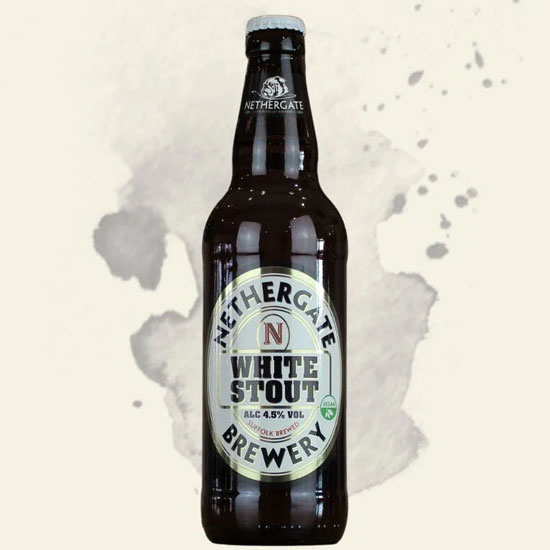 White Stout beer artwork