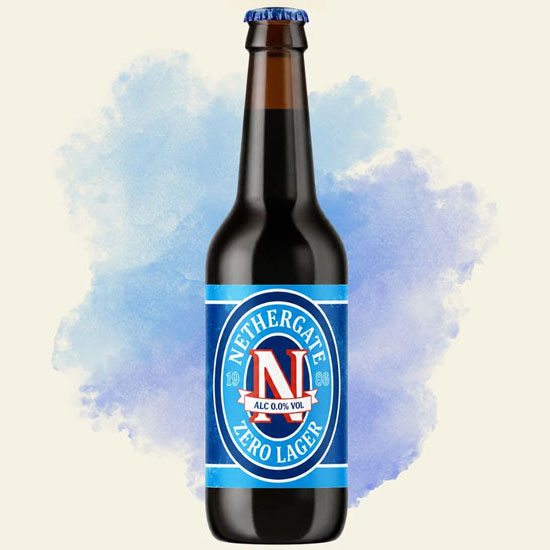 Nethergate Zero Lager beer artwork