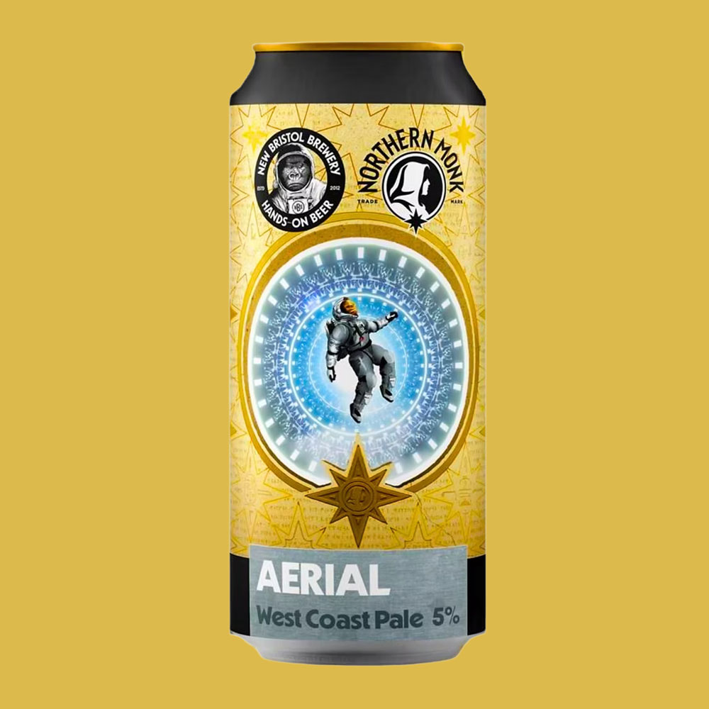 Aerial beer artwork