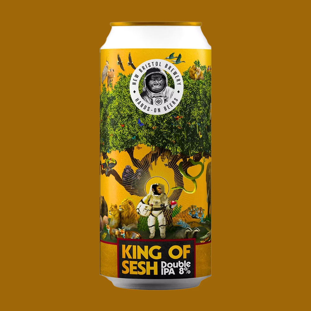 King Of Sesh beer artwork