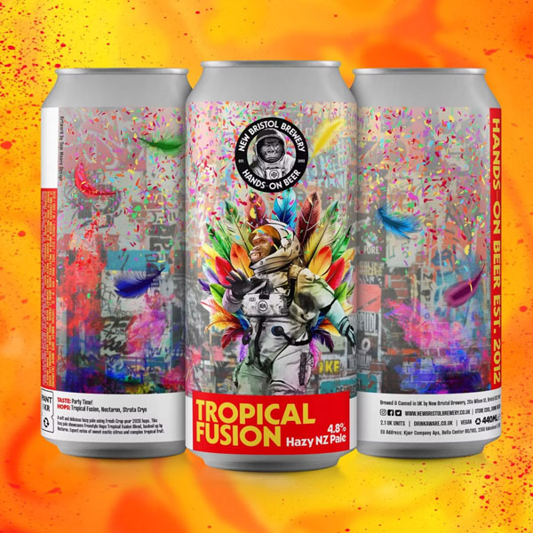 Tropical Fusion beer artwork