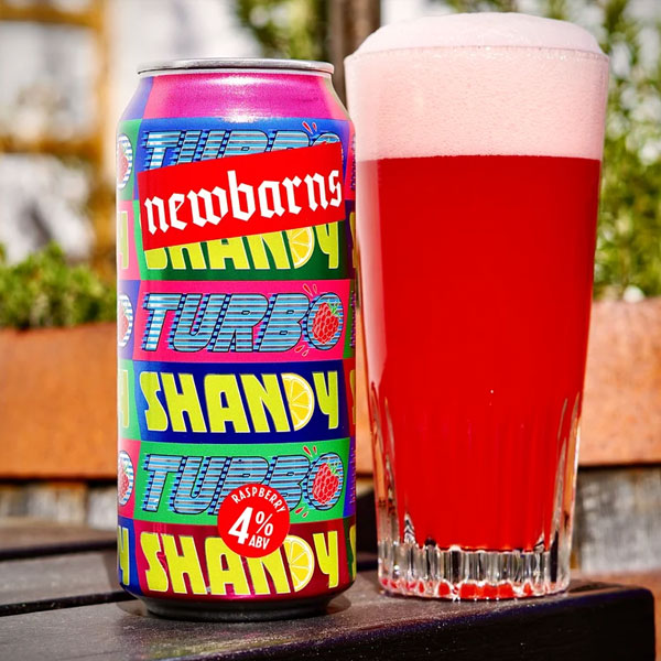 Turbo Shandy - Raspberry beer artwork