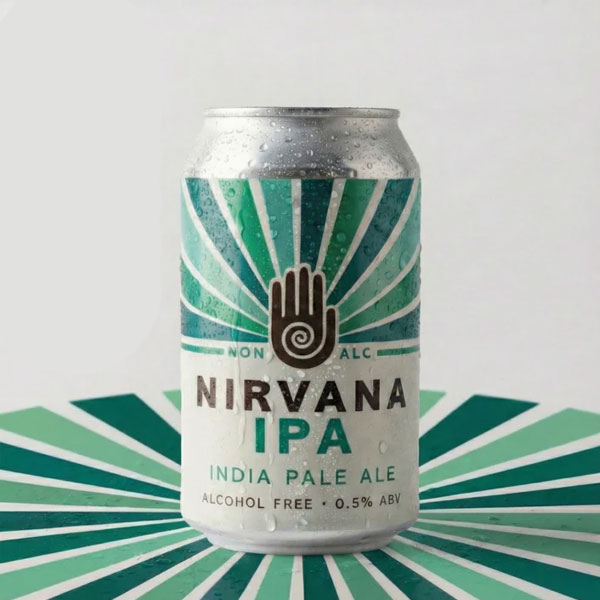 Nirvana IPA beer artwork