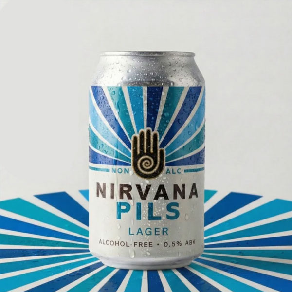 Nirvana Pils beer artwork