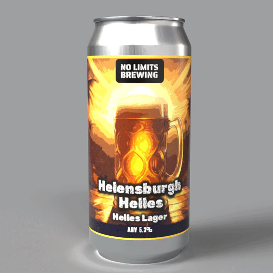 Helensburgh Helles beer artwork