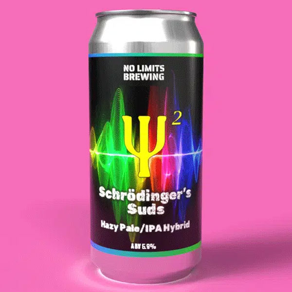 Schrödinger’s Suds beer artwork