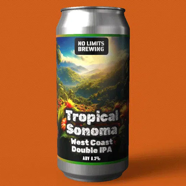 Tropical Sonoma beer artwork