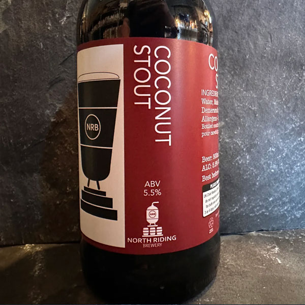 Coconut Stout beer artwork