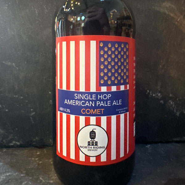 Single Hop American Pale | Comet beer artwork