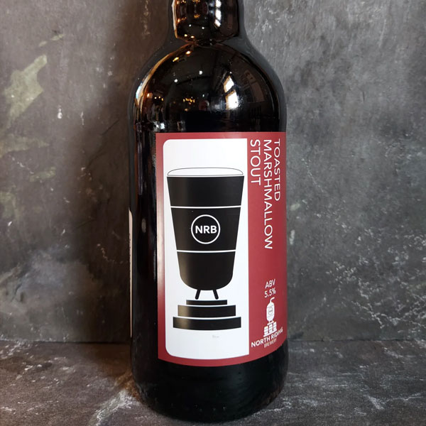 Toasted Marshmallow Stout beer artwork