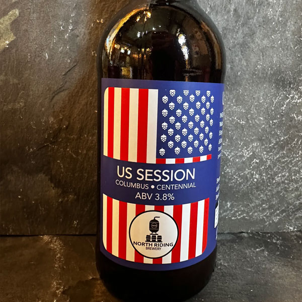 US Session V120 beer artwork