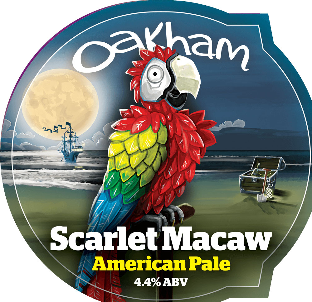 Artwork for Scarlet Macaw by Oakham Ales