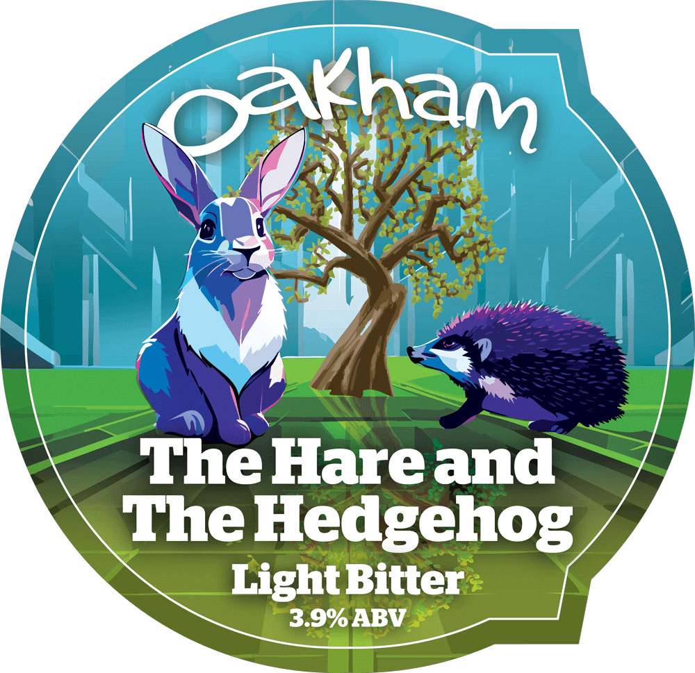 The Hare and The Hedgehog beer artwork