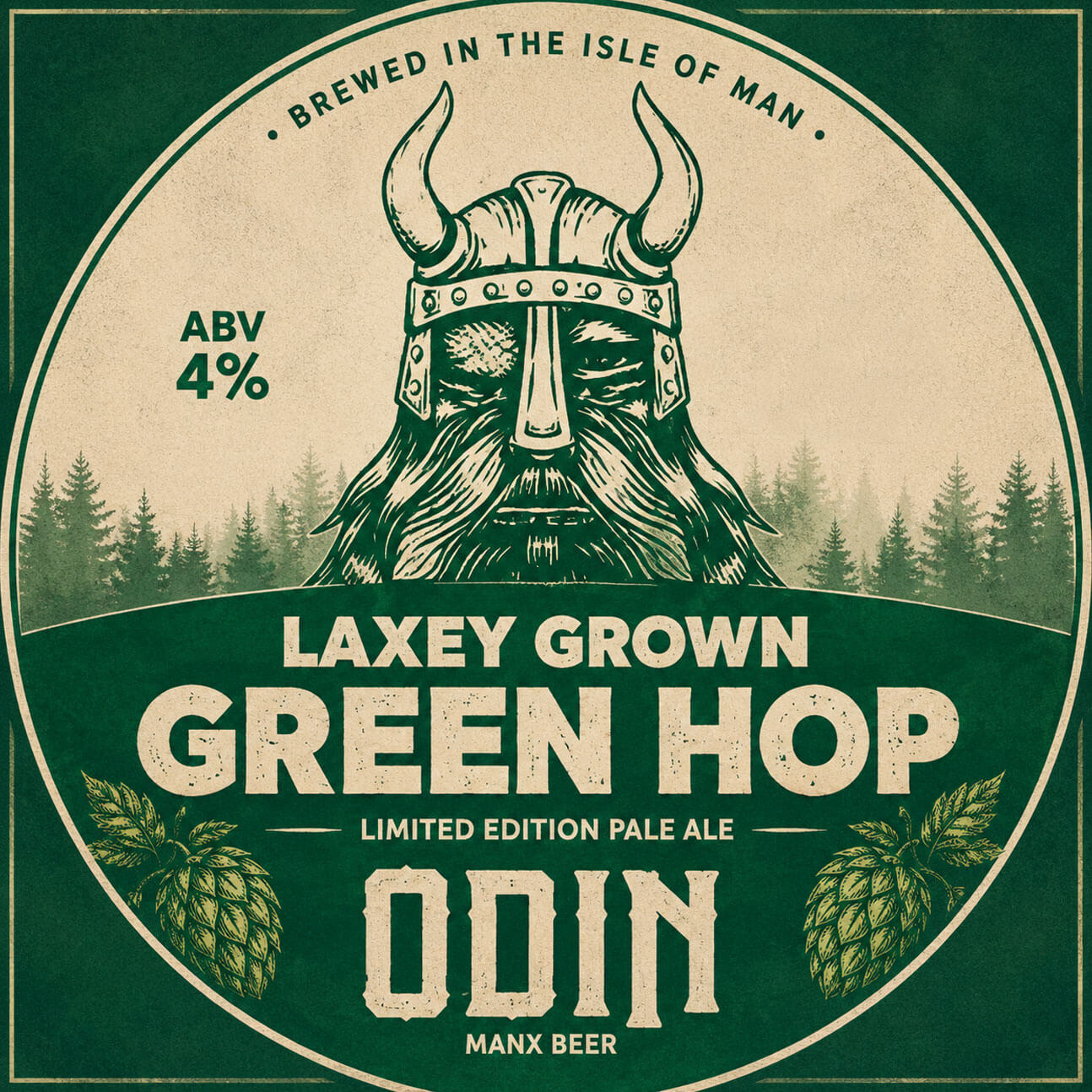 Green Hop beer artwork