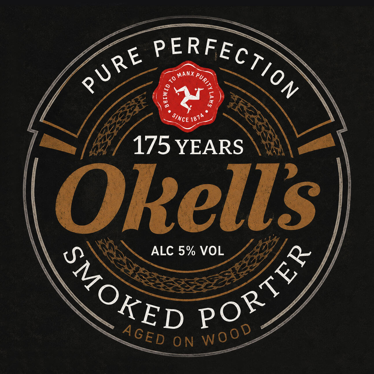 Smoked Porter beer artwork