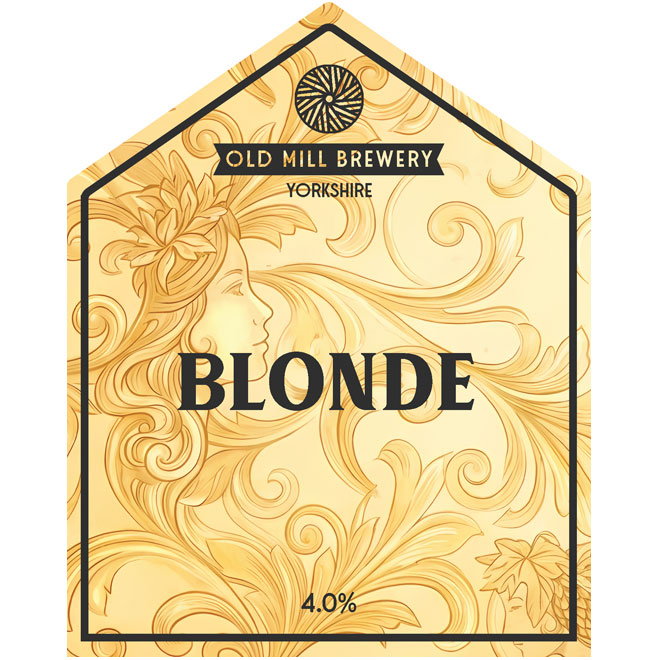 Blonde beer artwork