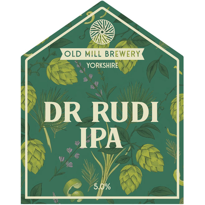 Dr Rudi beer artwork