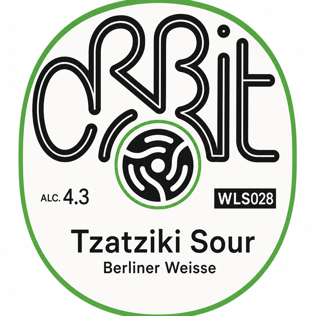 Tzatziki Sour beer artwork